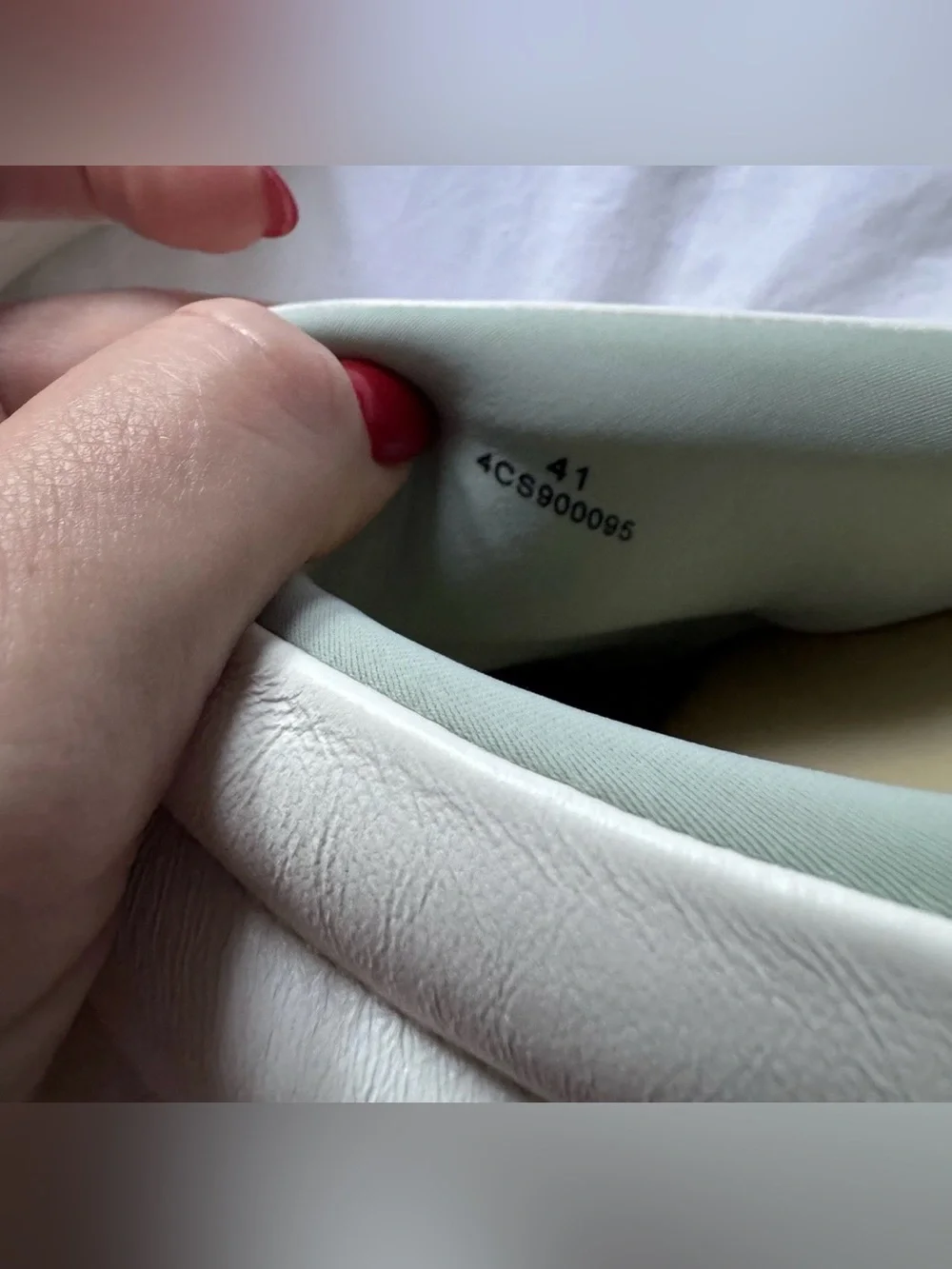 NEW 4CCCCEES Women's Cream Leather Platform Ivory Clogs Size 41 (US10)